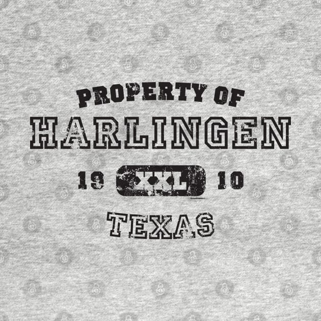 Property of Harlingen Texas Athletic Design by CamcoGraphics